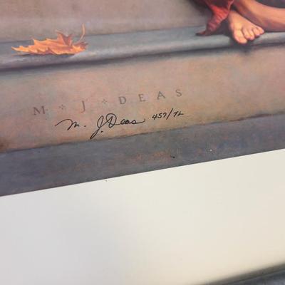 "The Letter" Artist; M.J. Deas Limited Edition Print 457