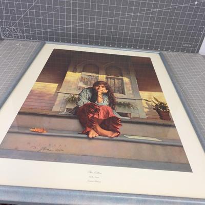 "The Letter" Artist; M.J. Deas Limited Edition Print 457