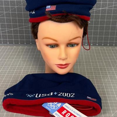 (2) Roots 2002 Olympic Beret New with Tag