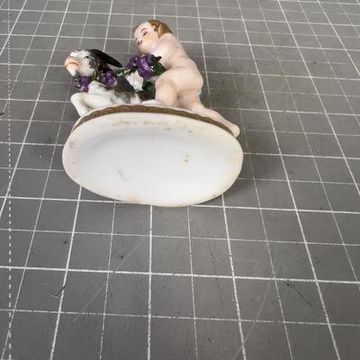 Cherub with a Goat MEISSEN 