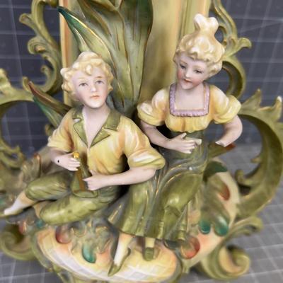 Dresden Saxony Vase 