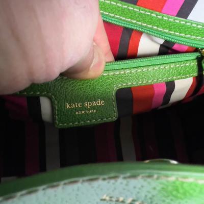 Designer KATE SPADE Apple Green Bucket Purse