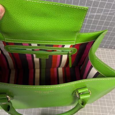 Designer KATE SPADE Apple Green Bucket Purse