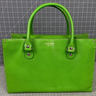 Designer KATE SPADE Apple Green Bucket Purse