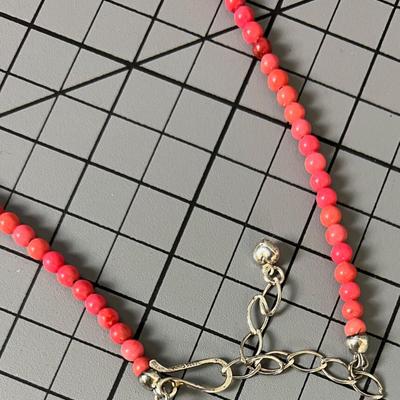 DTR Jay King Choke/Necklace Turquoise, Lapis Lazuli Pink Jasper .925 Clasp ~~