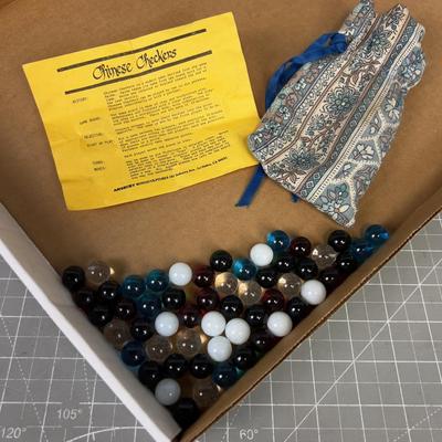 Marbles Only or Chinese Checker Balls 