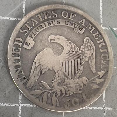 1811 Fifty Cent Capped Bust Silver HALF DOLLAR