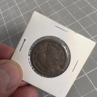 1849 Large Cent US COIN Copper