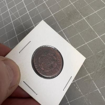 1809 Large Cent US Coin Copper 
