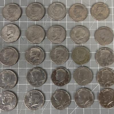Kennedy Half Dollars (25) 