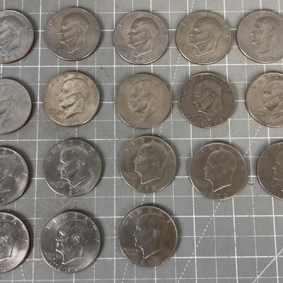 Eisenhower Dollars (18) 