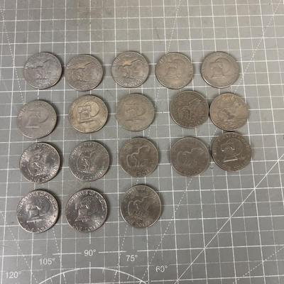 Eisenhower Dollars (18) 