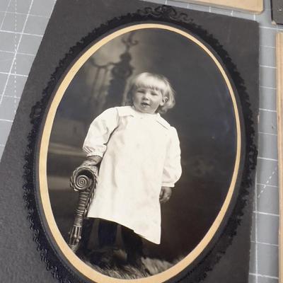 Lot of 4 ANTIQUE Cabinet Cards 