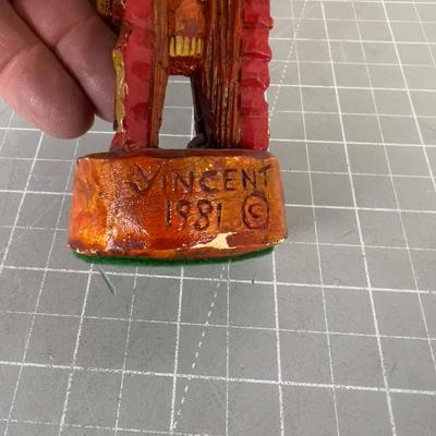Vintage Wood (Resin) Figurine 