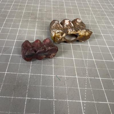 (2) Sets of 1930's Ceramic Monkeys Hear no, See No, Speak No Evil