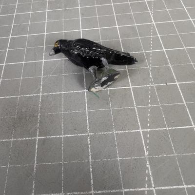 Antique LEAD CROW Small