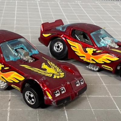 (2) Trans Am Dragster Hot Wheels 