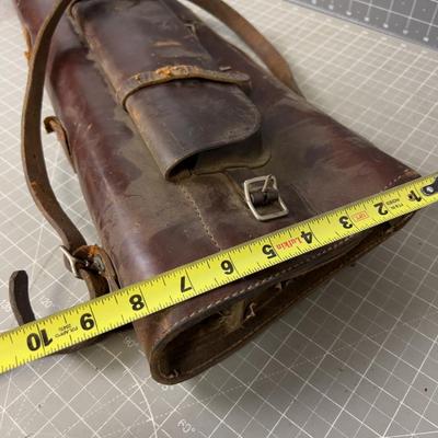 Antique Shot Gun Scabbard or Rifle Case, Leather 