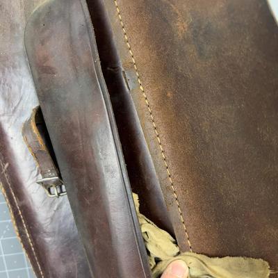 Antique Shot Gun Scabbard or Rifle Case, Leather 