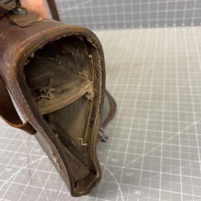 Antique Shot Gun Scabbard or Rifle Case, Leather 