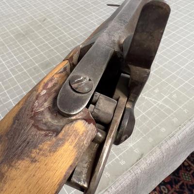 Antique Fint Lock Riffle / Shot Gun WALL HANGER 