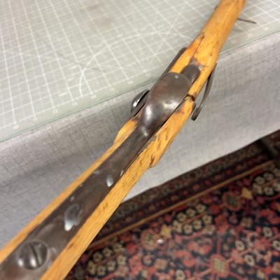 Antique Fint Lock Riffle / Shot Gun WALL HANGER 