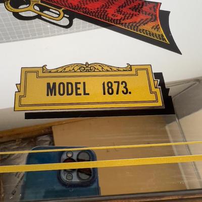 Vintage Winchester Repeating Arms Mirror 