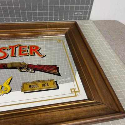 Vintage Winchester Repeating Arms Mirror 