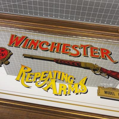 Vintage Winchester Repeating Arms Mirror 