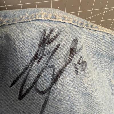 Crown Royal Collection Denim Jacket, Signed by ?  #18 