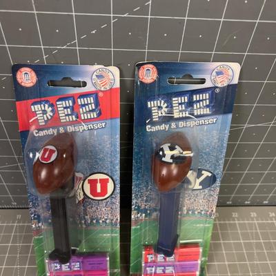 Uof U & BYU New Pez Dispensers on the Card