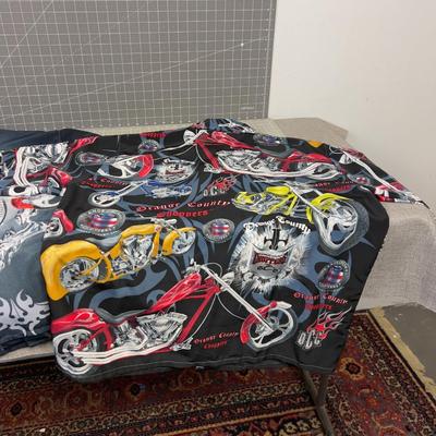 2 HAWAIIAN Orange County Chopper Men's Button Down