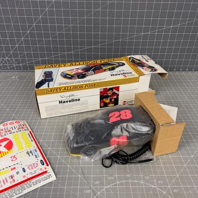 NASCAR Davey Allison Phone TELEPHONE! No 28 HAVOLINE, Collectible 