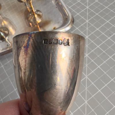 Silver Plated Cordial Set (6) 