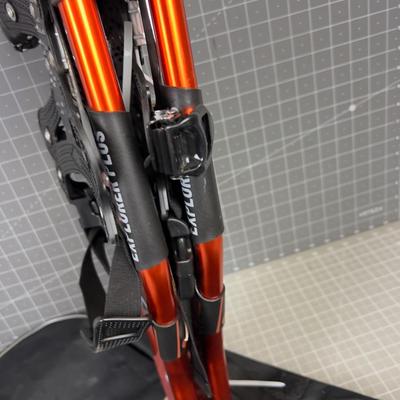 Pair of Explorer 25" Snow Shoes with Bag, NEW Metallic Orange 