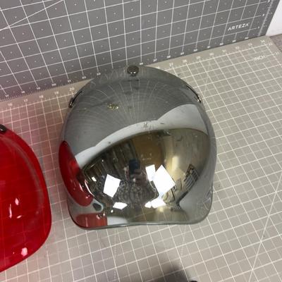 2 Face Shields with Bag 