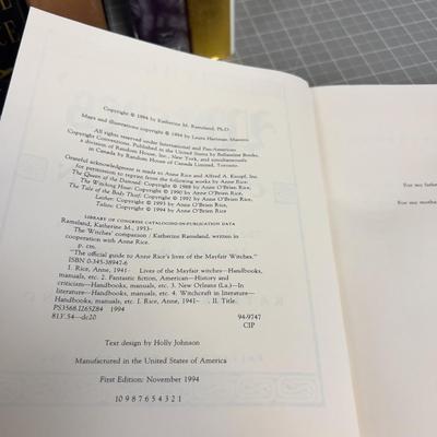 Large Collection of ANN RICE Hard Back Books 