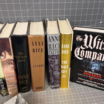 Large Collection of ANN RICE Hard Back Books 