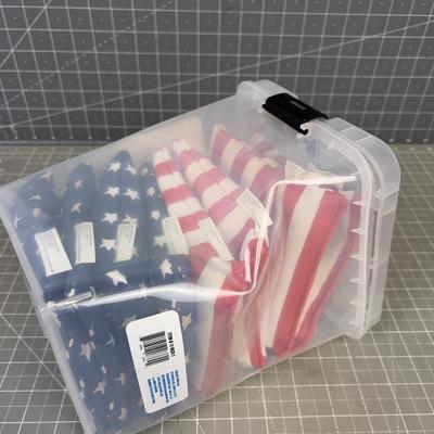 Stars & Stripes CORN HOLE BEAN BAGS NEW 
