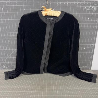 MSK Tibetan Jacket Velvet Black