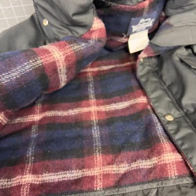 WOOLRICH Coat MANS Flannel Wool Lining With Hood
