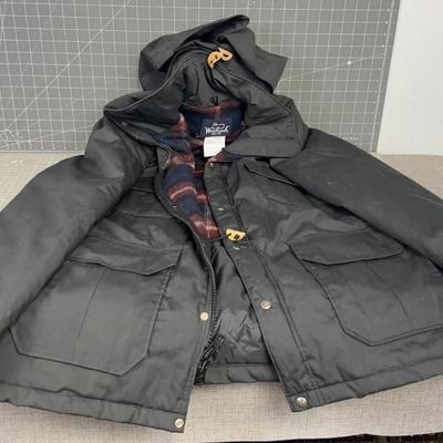WOOLRICH Coat MANS Flannel Wool Lining With Hood