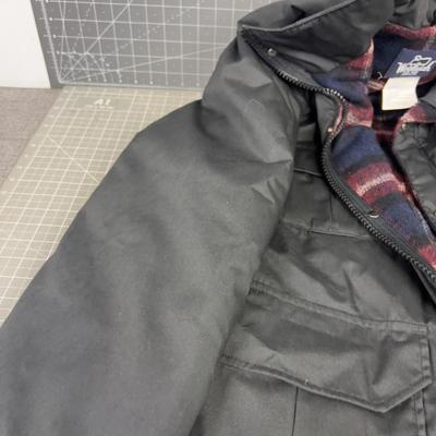 WOOLRICH Coat MANS Flannel Wool Lining With Hood