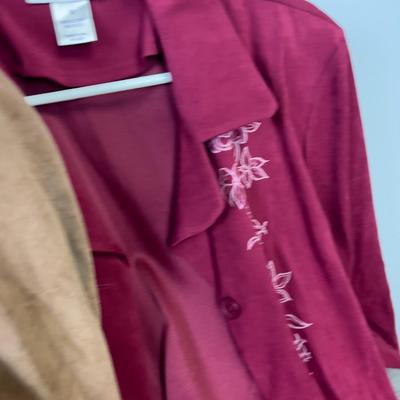 (2) Susan Graver Suit Jackets, Embroidered 
