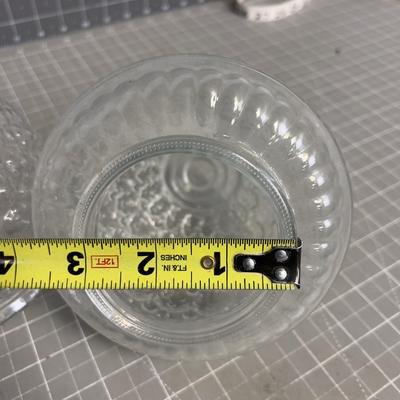 2   Vintage Light Slip Shades GLASS 