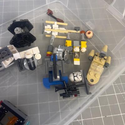 Star Wars ADVENT Calendar Empty PLUS Bin of Toys that goes with it. 