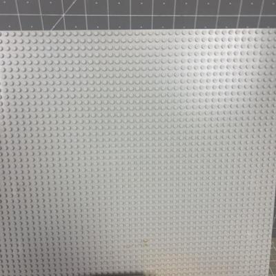 Box of Loose LEGOS and LEGO Board