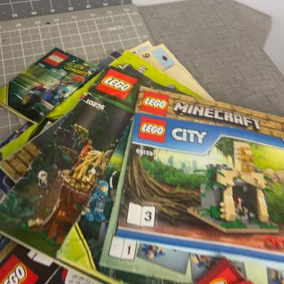 2 Plastic Tubs of LEGO INSTRUCTION BOOKS! WOW!!! 