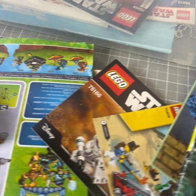 2 Plastic Tubs of LEGO INSTRUCTION BOOKS! WOW!!! 