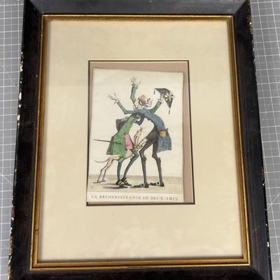 Antique Illustration Framed